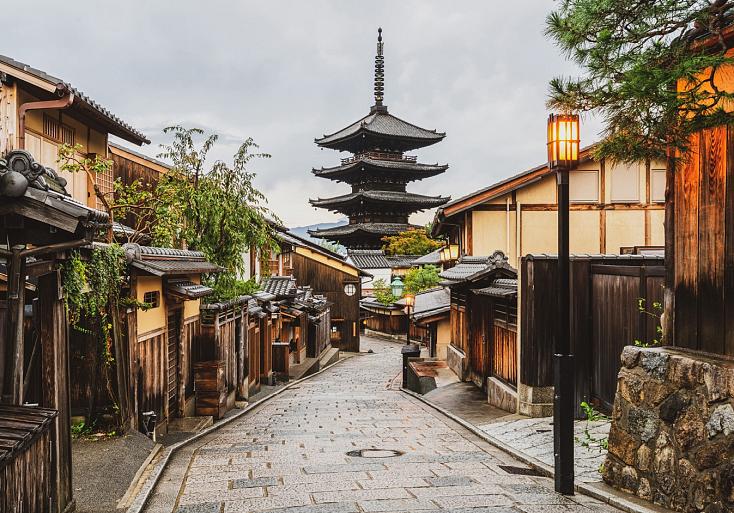 Wijk Higashiyama in Kyoto, Japan
