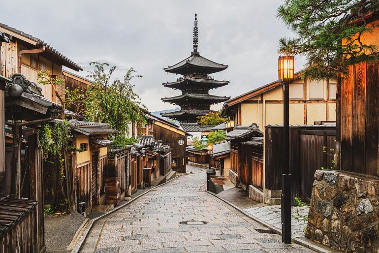 Wijk Higashiyama in Kyoto, Japan