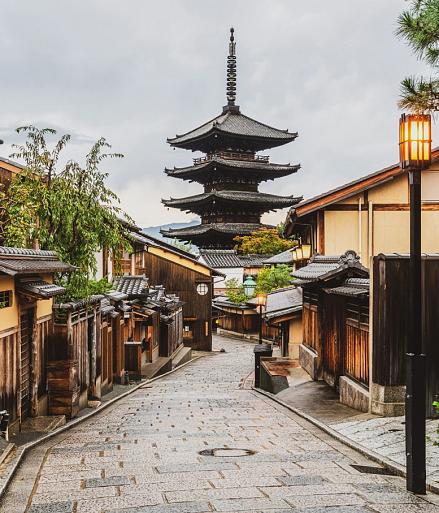 Wijk Higashiyama in Kyoto, Japan