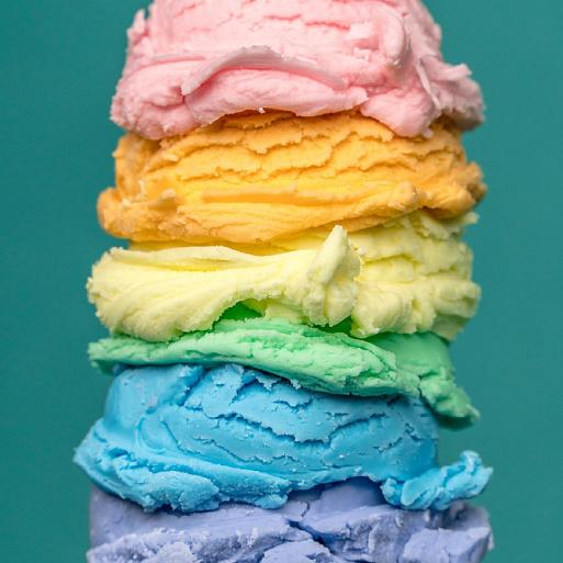Regenboogijs