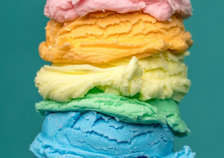 Regenboogijs