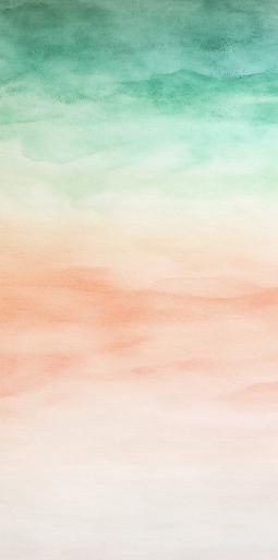 Groen oranje aquarel achtergrond