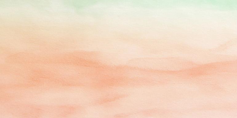 Groen oranje aquarel achtergrond
