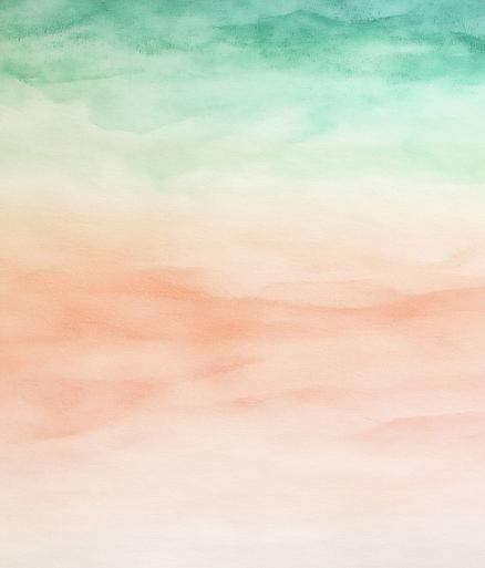 Groen oranje aquarel achtergrond