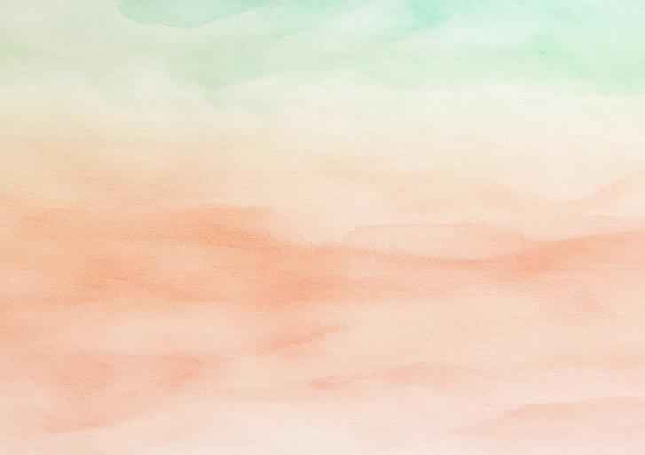Groen oranje aquarel achtergrond