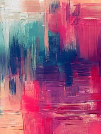 Abstract brush magenta
