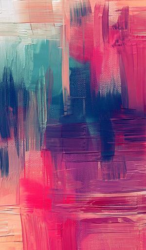 Abstract brush magenta