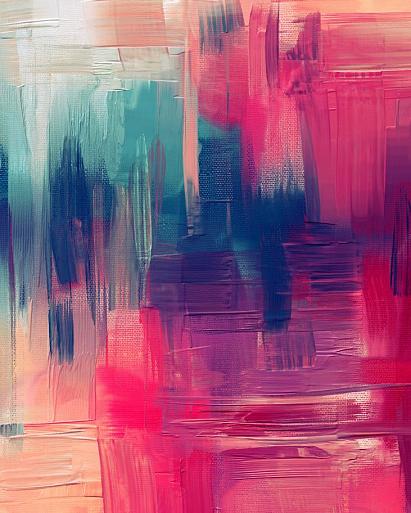 Abstract brush magenta
