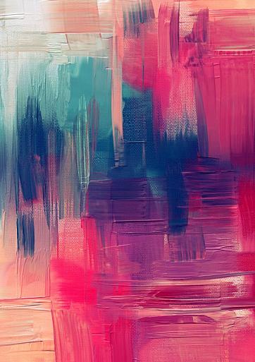 Abstract brush magenta