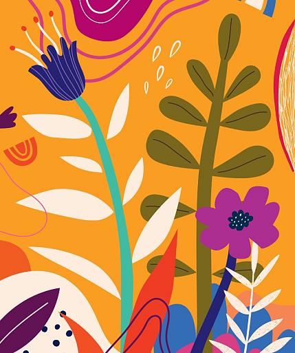 Bloemencompositie oranje #28