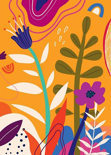 Bloemencompositie oranje #28