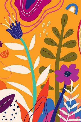 Bloemencompositie oranje #28
