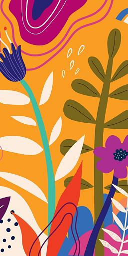 Bloemencompositie oranje #28