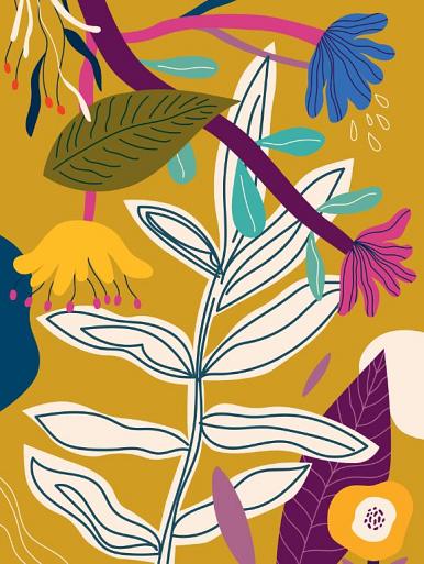 Bloemencompositie geel #29