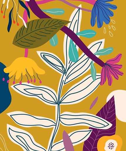 Bloemencompositie geel #29