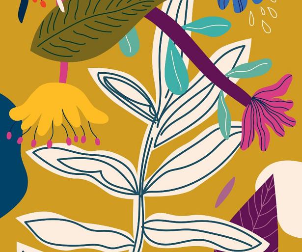 Bloemencompositie geel #29