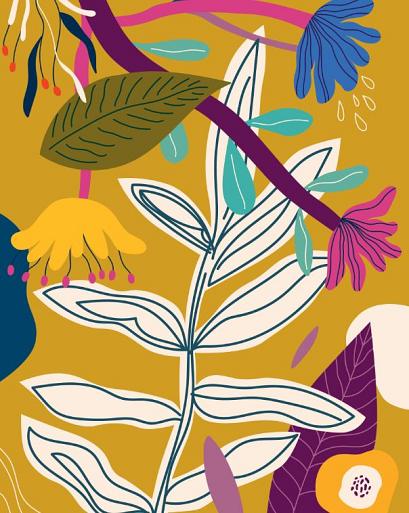 Bloemencompositie geel #29