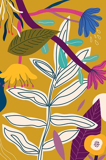 Bloemencompositie geel #29