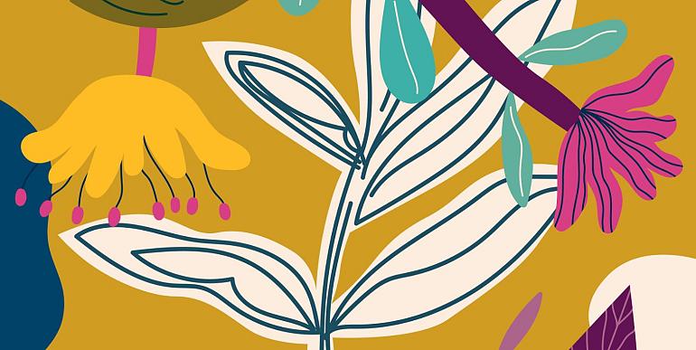 Bloemencompositie geel #29