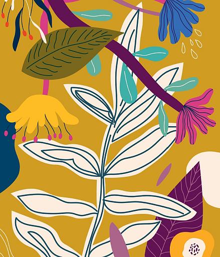 Bloemencompositie geel #29