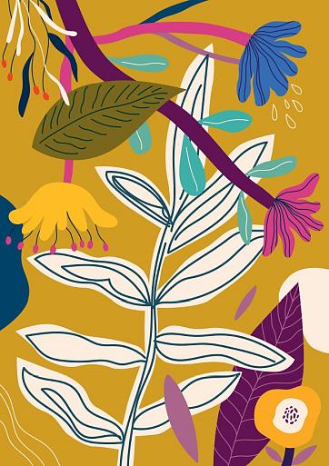 Bloemencompositie geel #29