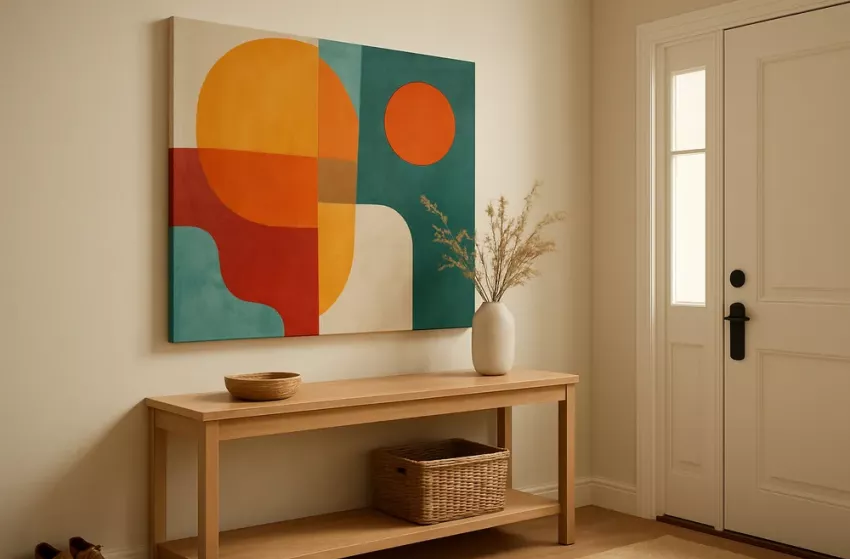 kunst in de hal een 2