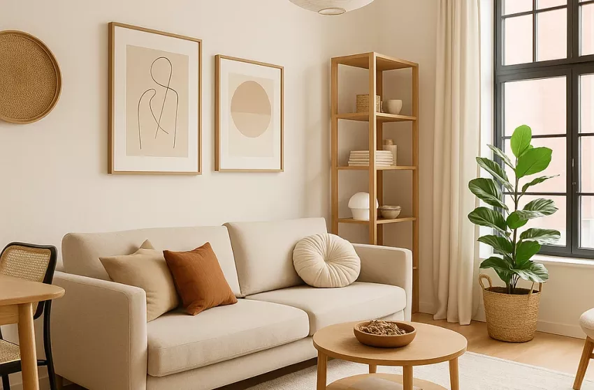 kamer in klein appartement ingericht