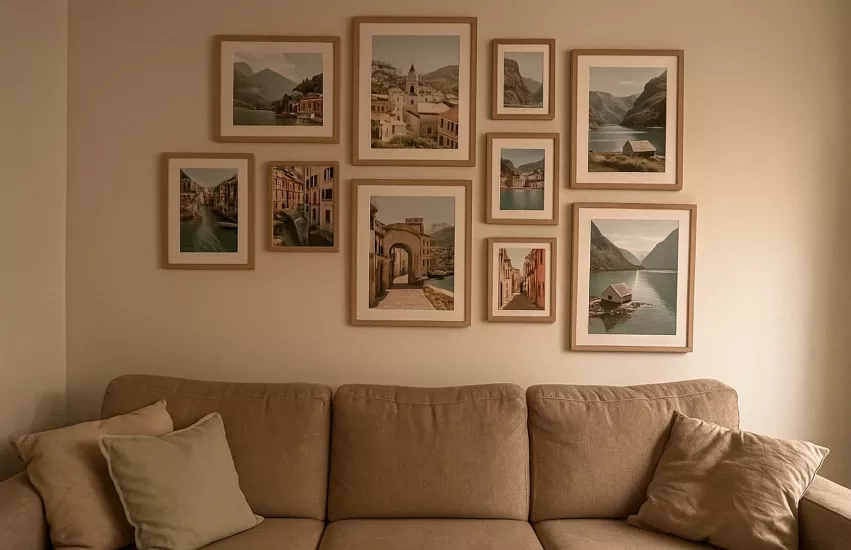 Hoe kan ik mijn reisfoto's mooi aan de muur hangen?