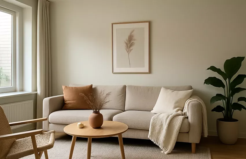 Welke natuurkunst past mooi in de woonkamer?