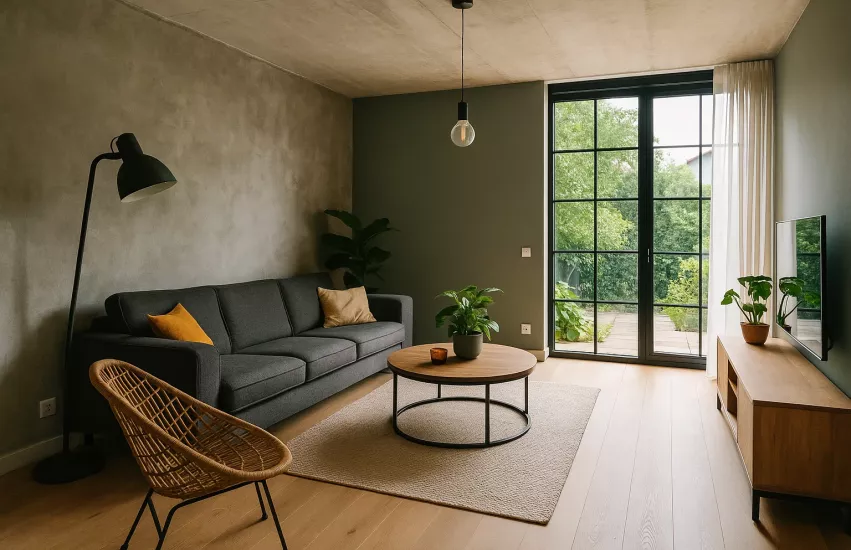 Wat voor wanddecoratie past bij een industrieel interieur?