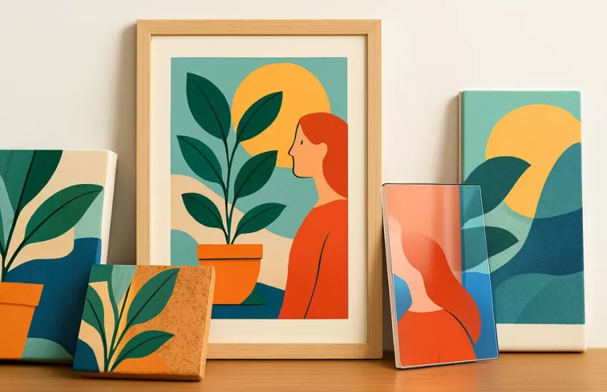 Waar vind ik unieke illustraties voor aan de muur?