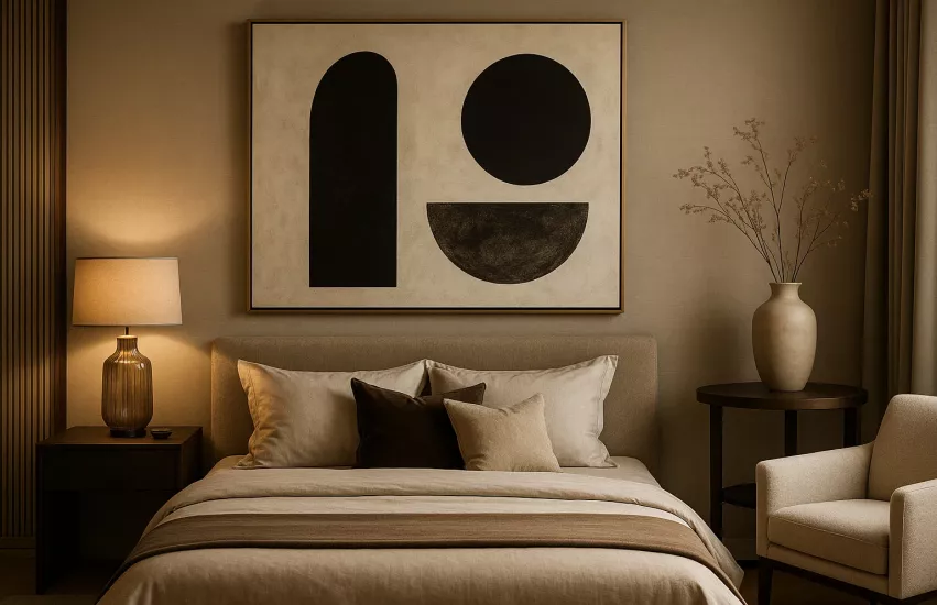 Hoe krijg je een luxe hotel chique sfeer met wanddecoratie?