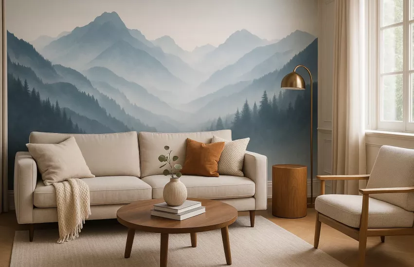 Hoe kies je een print die een kleine kamer groter laat lijken?